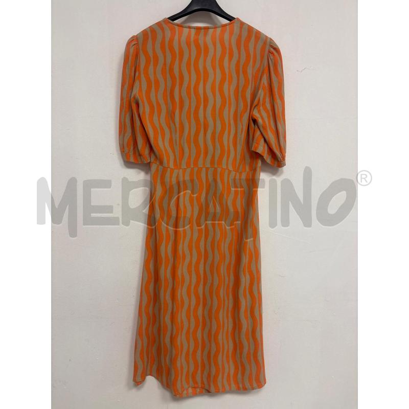 ABITO DONNA  EMME MARELLA ARANCIONE BEIGE STRIATO  | Mercatino dell'Usato Trapani corso mattarella 3