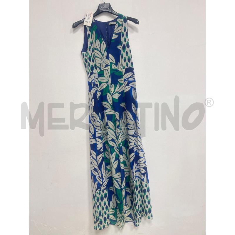 ABITO DONNA  MARELLA LUNGIO BLU FIORI  | Mercatino dell'Usato Trapani corso mattarella 1