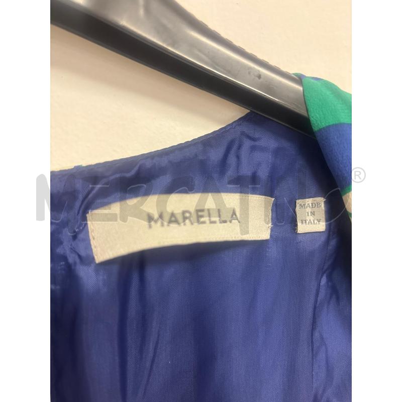 ABITO DONNA  MARELLA LUNGIO BLU FIORI  | Mercatino dell'Usato Trapani corso mattarella 3