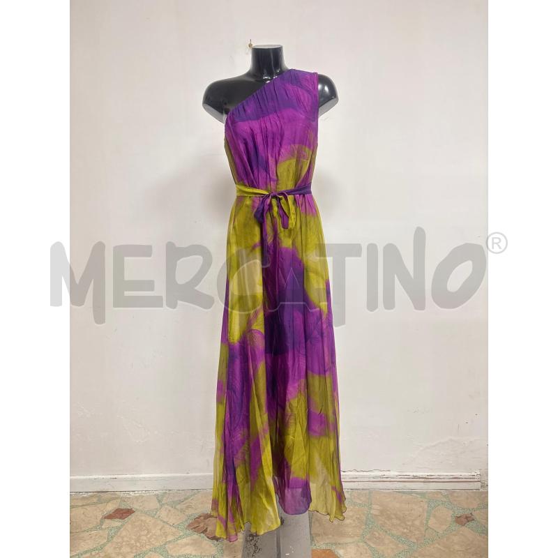 ABITO DONNA  MONOSPALLA VERDE E VIOLA HOPE | Mercatino dell'Usato Trapani corso mattarella 1