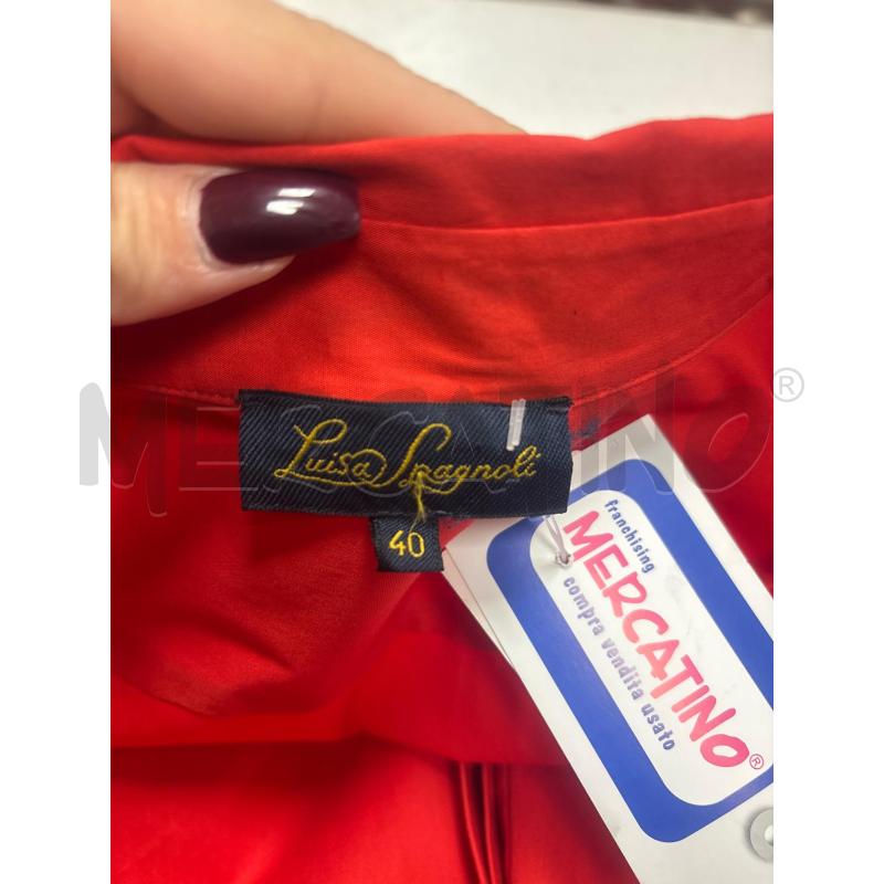 ABITO DONNA  ROSSO LUISA SPAGNOLI  | Mercatino dell'Usato Trapani corso mattarella 5
