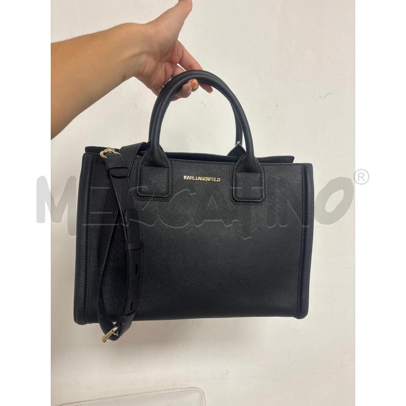 BORSA DONNA KARL GERFED NERA | Mercatino dell'Usato Trapani corso mattarella 3