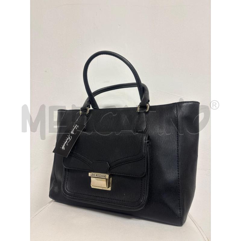 BORSA DONNA LOVE  MOSCHINO NERA  | Mercatino dell'Usato Trapani corso mattarella 2