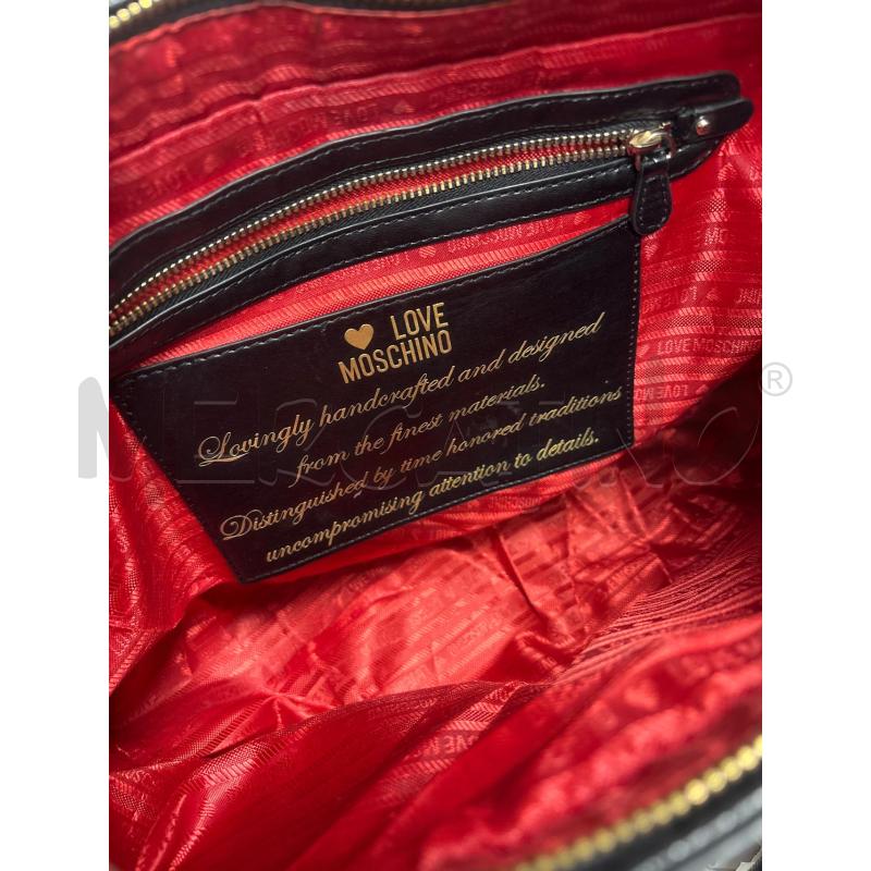 BORSA DONNA LOVE  MOSCHINO NERA  | Mercatino dell'Usato Trapani corso mattarella 5