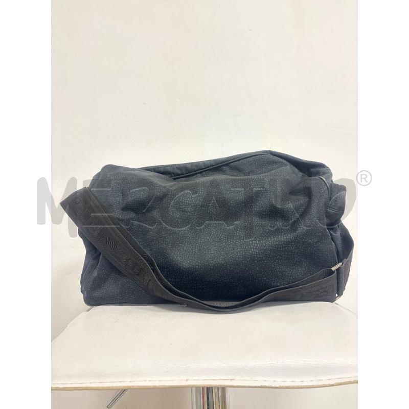 BORSA DONNA  BORBONESE IN TESSUTO NERO  | Mercatino dell'Usato Trapani corso mattarella 2