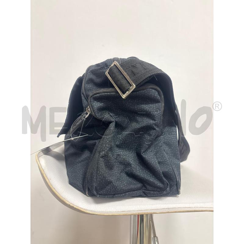 BORSA DONNA  BORBONESE IN TESSUTO NERO  | Mercatino dell'Usato Trapani corso mattarella 4