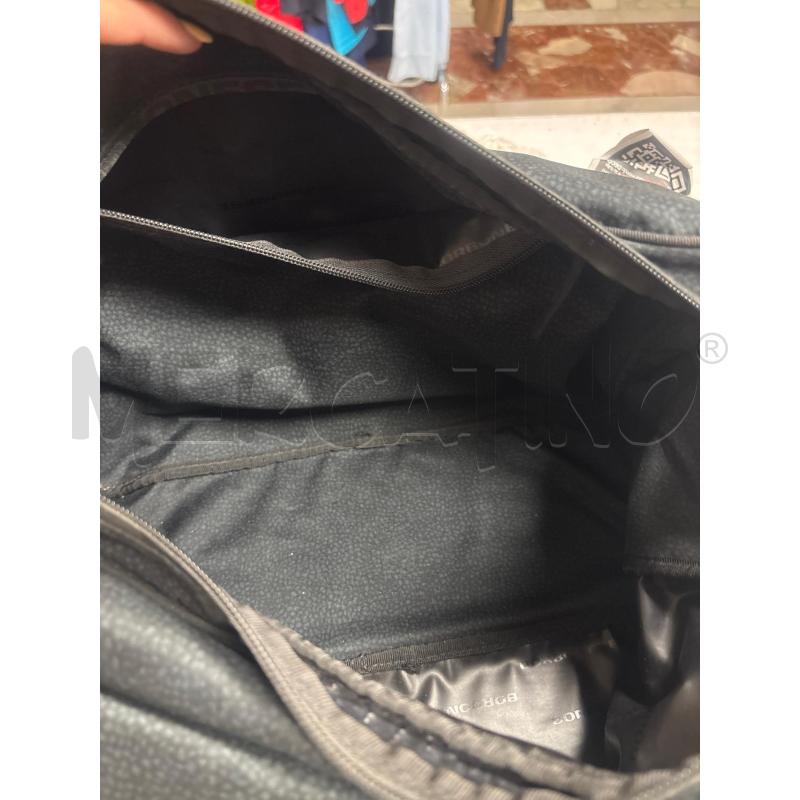 BORSA DONNA  BORBONESE IN TESSUTO NERO  | Mercatino dell'Usato Trapani corso mattarella 5