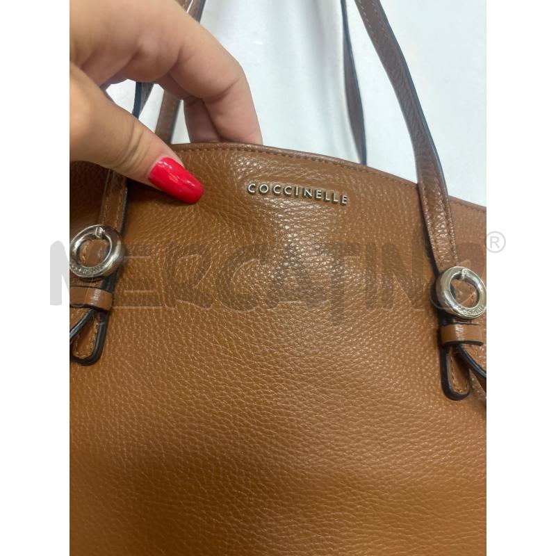 BORSA DONNA  COCCINELLE COLOR CUOIO | Mercatino dell'Usato Trapani corso mattarella 3