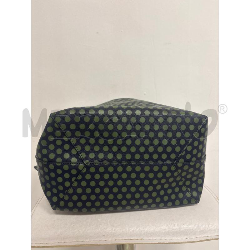 BORSA DONNA  MARELLA BLU POIS VERDI A SECCHIELLO  | Mercatino dell'Usato Trapani corso mattarella 4