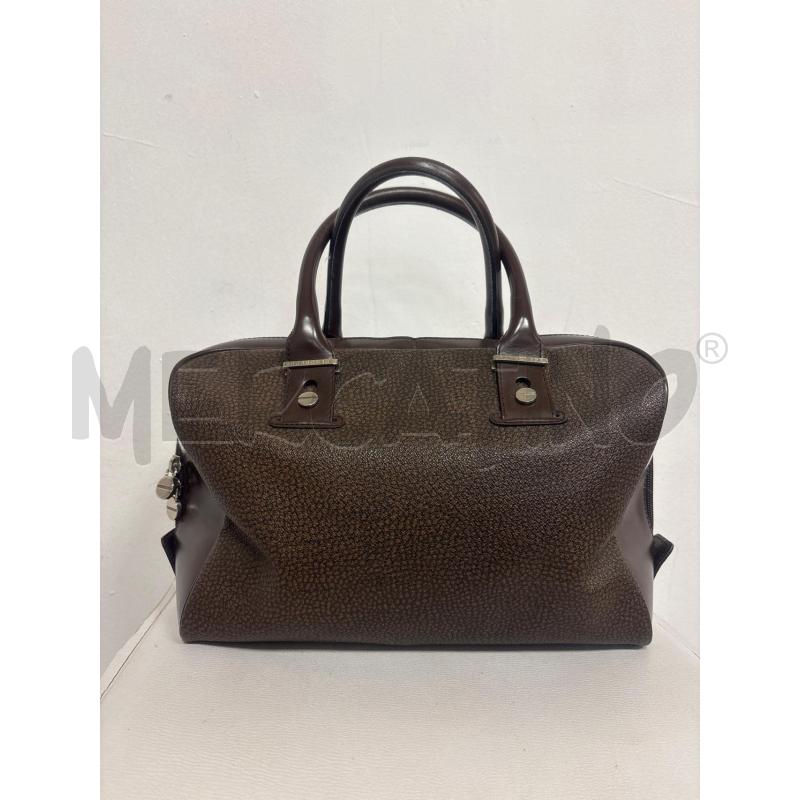 BORSA DONNA  MARRONE BORBONESE BAULETTO MARRONE  | Mercatino dell'Usato Trapani corso mattarella 1