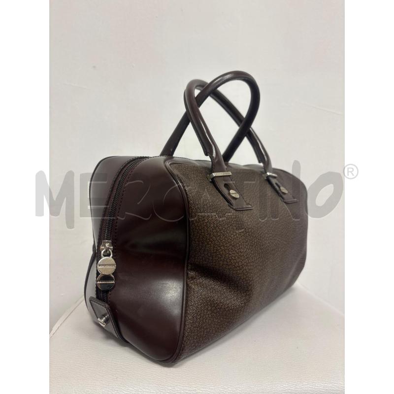 BORSA DONNA  MARRONE BORBONESE BAULETTO MARRONE  | Mercatino dell'Usato Trapani corso mattarella 2