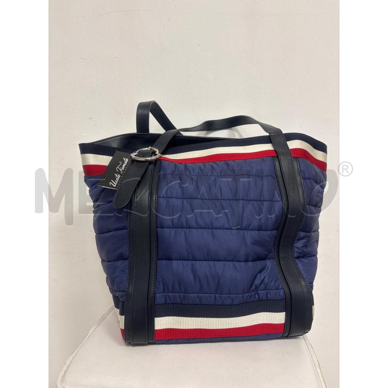 BORSA DONNA  MONCLER BLU  | Mercatino dell'Usato Trapani corso mattarella 1