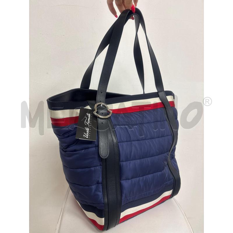 BORSA DONNA  MONCLER BLU  | Mercatino dell'Usato Trapani corso mattarella 2
