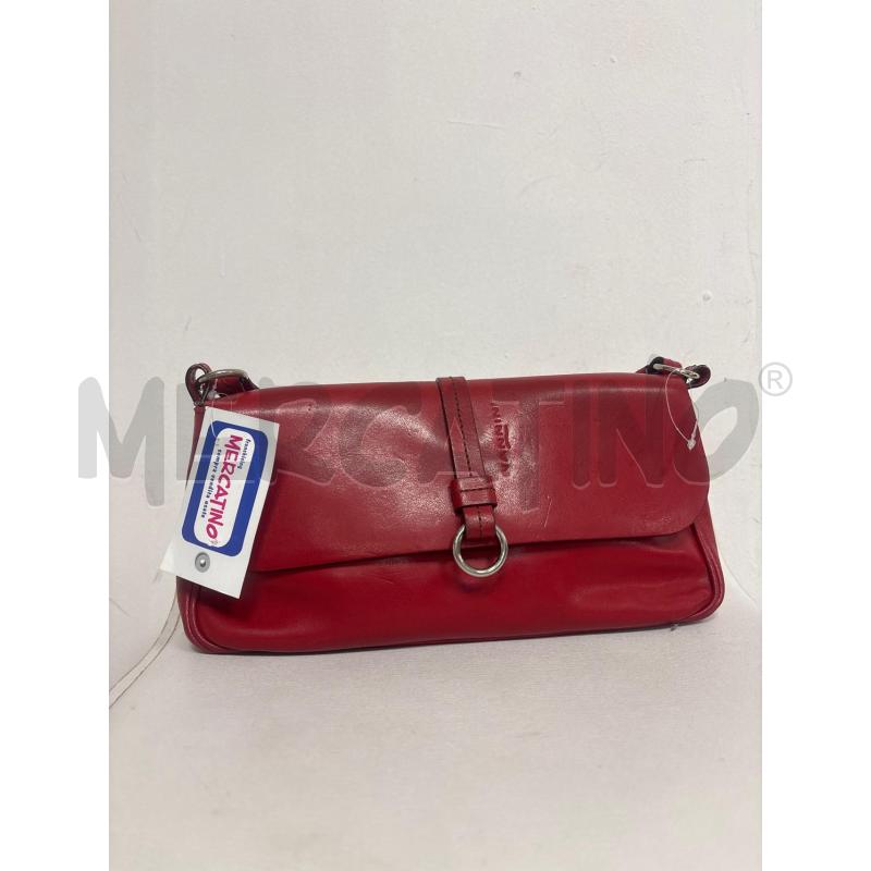 BORSA DONNA  NANNINI ROSSA IN PELLE  | Mercatino dell'Usato Trapani corso mattarella 1
