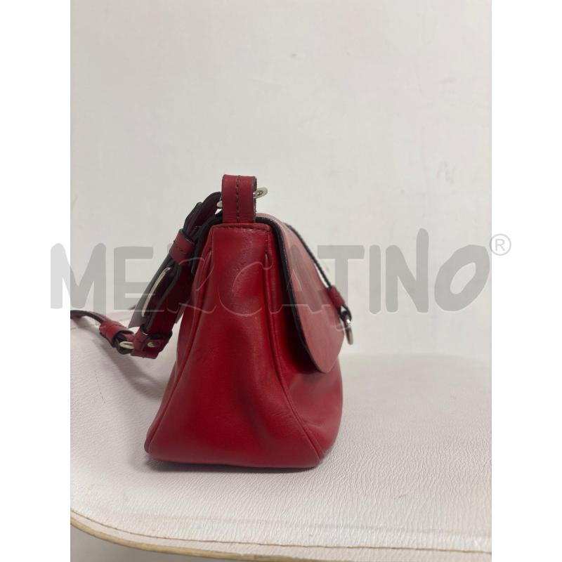 BORSA DONNA  NANNINI ROSSA IN PELLE  | Mercatino dell'Usato Trapani corso mattarella 2