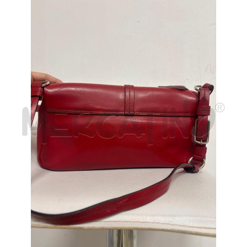 BORSA DONNA  NANNINI ROSSA IN PELLE  | Mercatino dell'Usato Trapani corso mattarella 3
