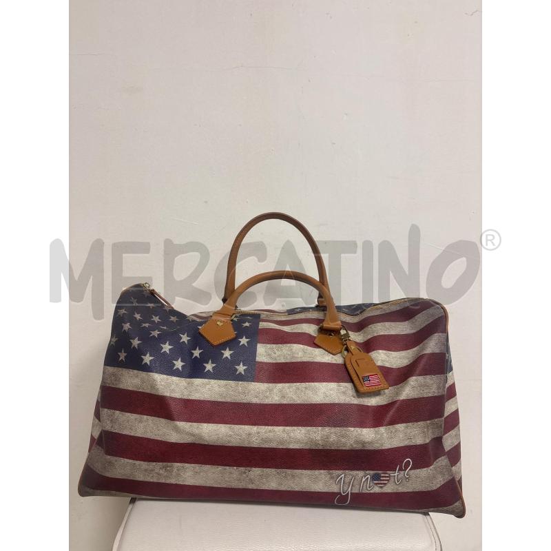 BORSONE  Y NOT?  BANDIERA AMERICANA  | Mercatino dell'Usato Trapani corso mattarella 1