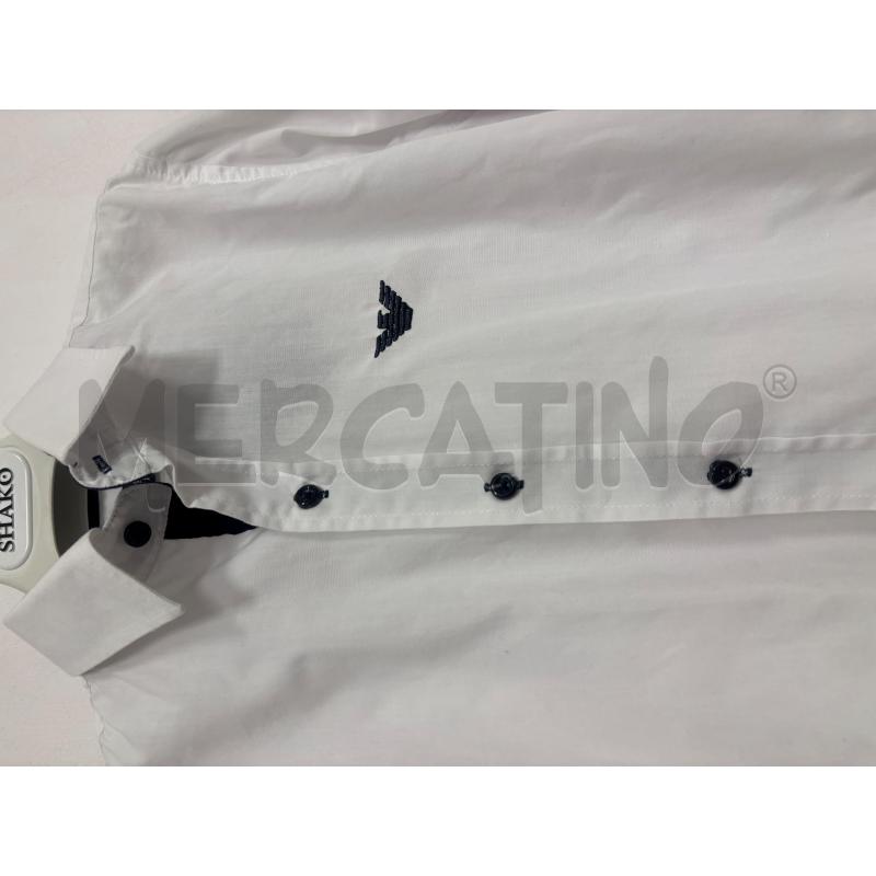 CAMICIA BAMBINO ARMANI BIANCA E BLU | Mercatino dell'Usato Trapani corso mattarella 2