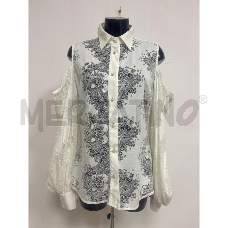 CAMICIA DONNA BOANCA IN PIZZO TRASPARENTE | Mercatino dell'Usato Trapani corso mattarella 1