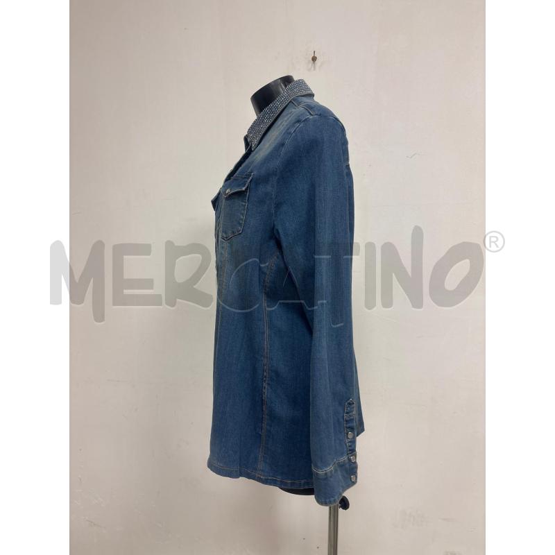CAMICIA DONNA JEANS MY TWINSET COLLETTO STRASS | Mercatino dell'Usato Trapani corso mattarella 3