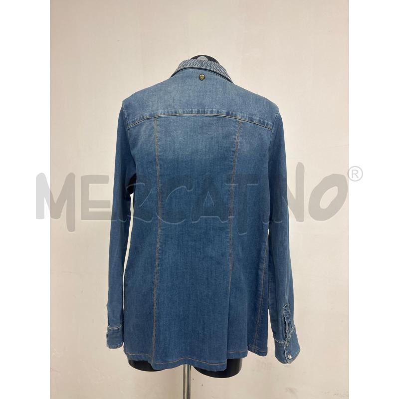 CAMICIA DONNA JEANS MY TWINSET COLLETTO STRASS | Mercatino dell'Usato Trapani corso mattarella 4