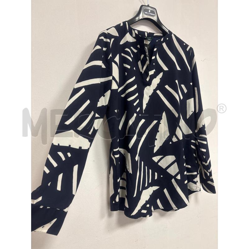 CAMICIA DONNA  RALPH LAREN  BLU BIANCO  | Mercatino dell'Usato Trapani corso mattarella 2