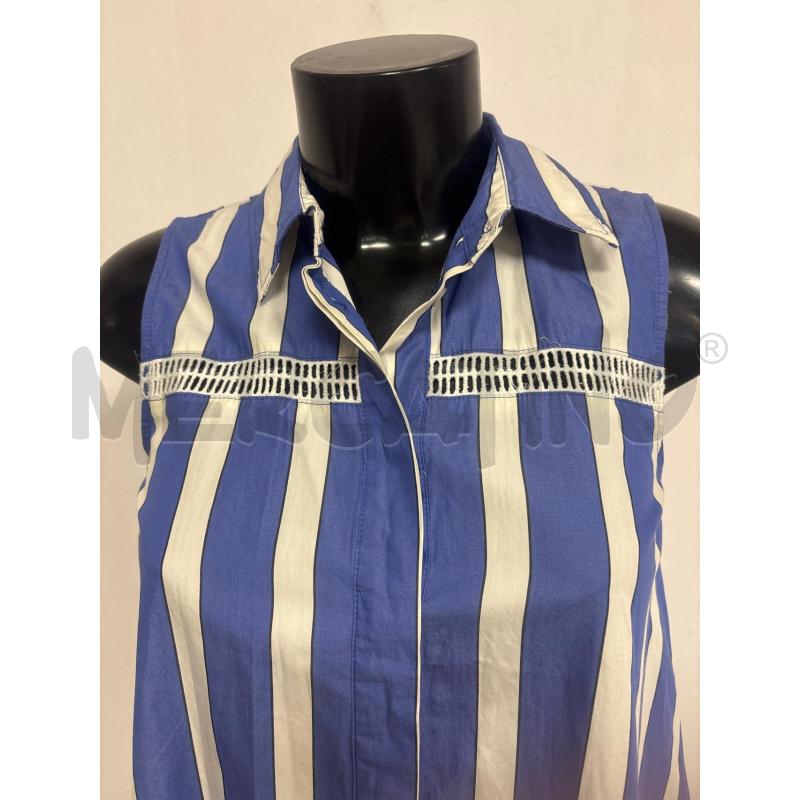 CAMICIA DONNA  SMANICATO  RIGATA MAREKLLA  | Mercatino dell'Usato Trapani corso mattarella 2