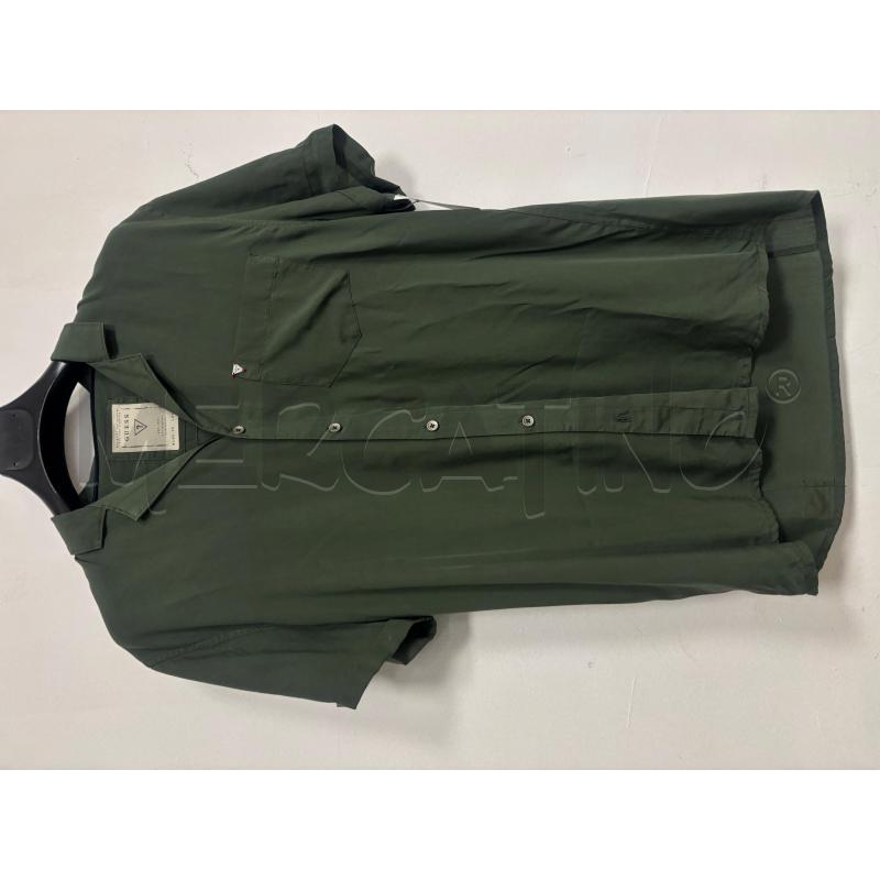 CAMICIA UOMO  VERDE GUESS | Mercatino dell'Usato Trapani corso mattarella 1