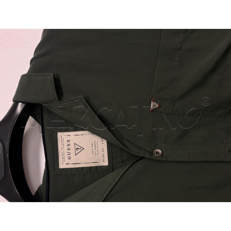 CAMICIA UOMO  VERDE GUESS | Mercatino dell'Usato Trapani corso mattarella 4