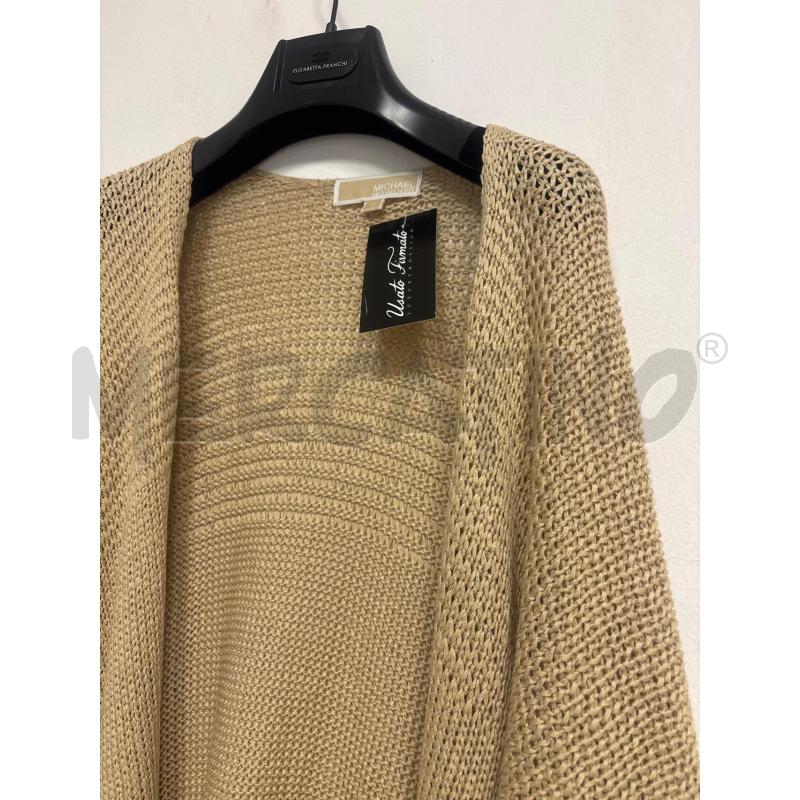 CARDIGAN DONNA  MICHAEL KORS  BEIGE  | Mercatino dell'Usato Trapani corso mattarella 3