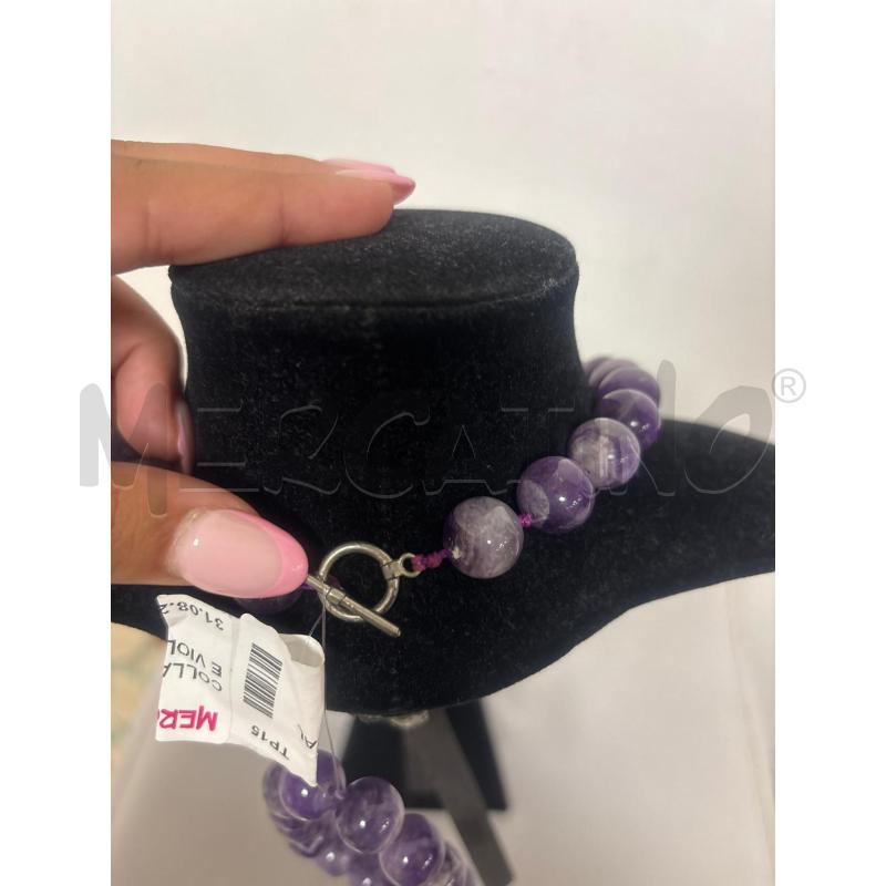 COLLANA  CON BRACCIALE VIOLA Ù | Mercatino dell'Usato Trapani corso mattarella 4