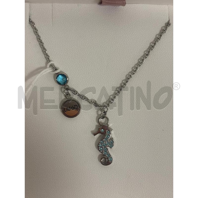 COLLANA  LIUJO CIONDOLO CAVALLUCCIO MARINO  | Mercatino dell'Usato Trapani corso mattarella 2