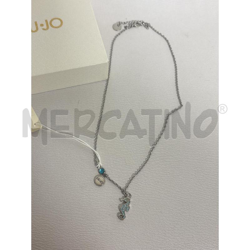 COLLANA  LIUJO CIONDOLO CAVALLUCCIO MARINO  | Mercatino dell'Usato Trapani corso mattarella 3