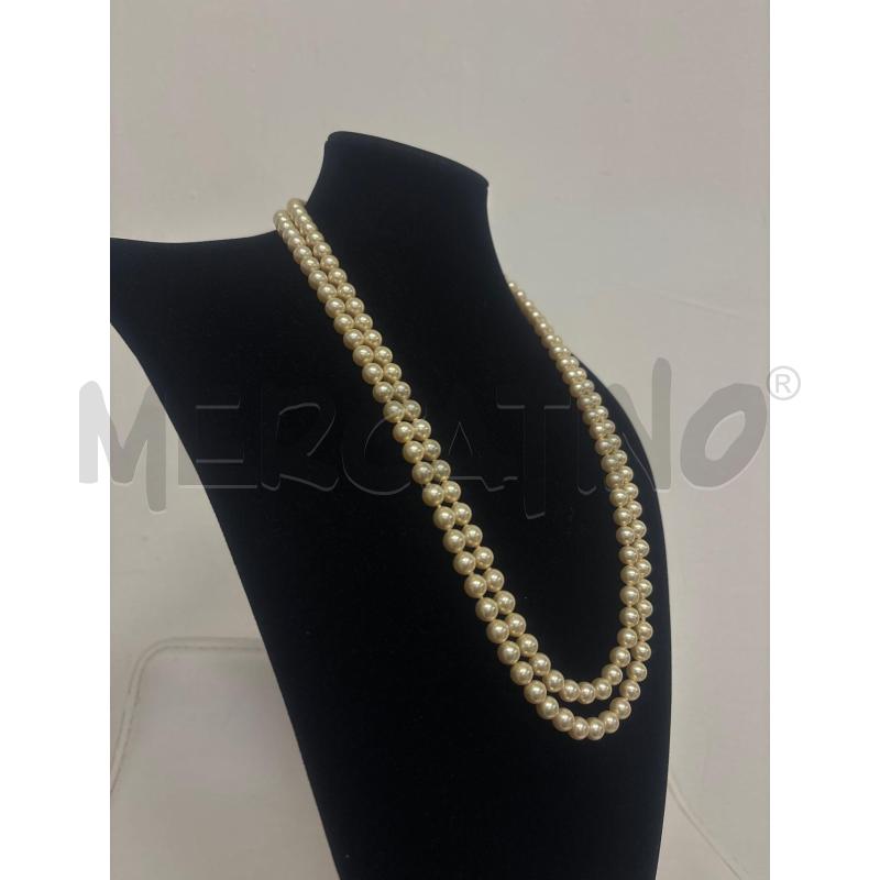 COLLANA  PERLE CHIUSURA   STRASS  | Mercatino dell'Usato Trapani corso mattarella 3