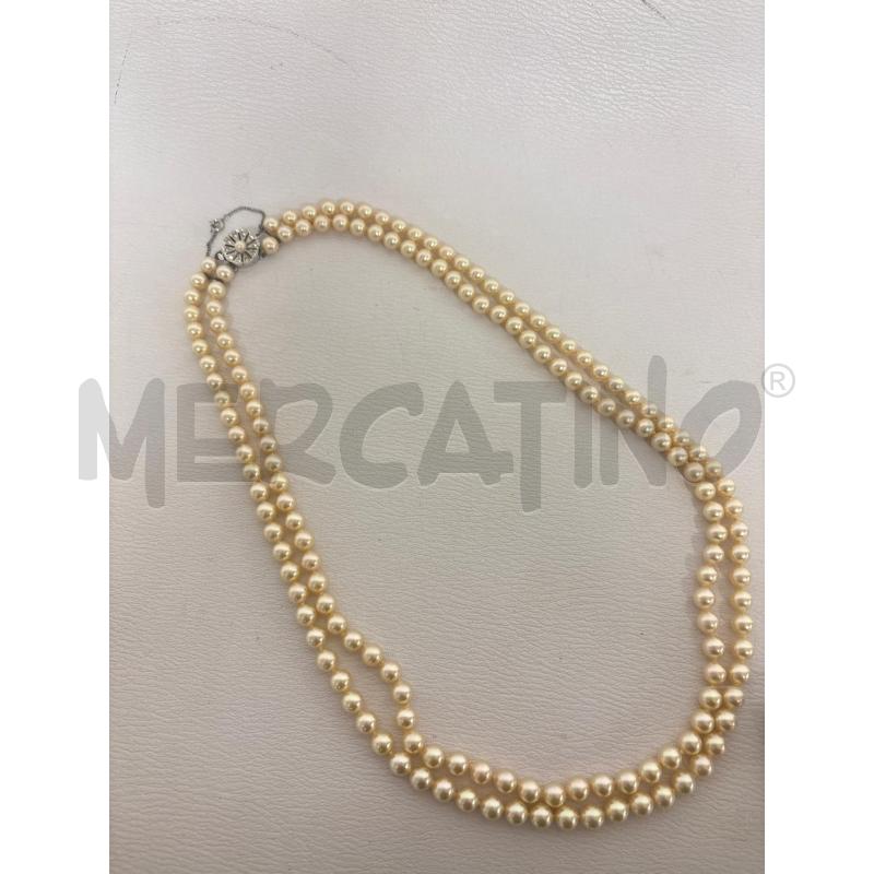 COLLANA  PERLE CHIUSURA   STRASS  | Mercatino dell'Usato Trapani corso mattarella 4