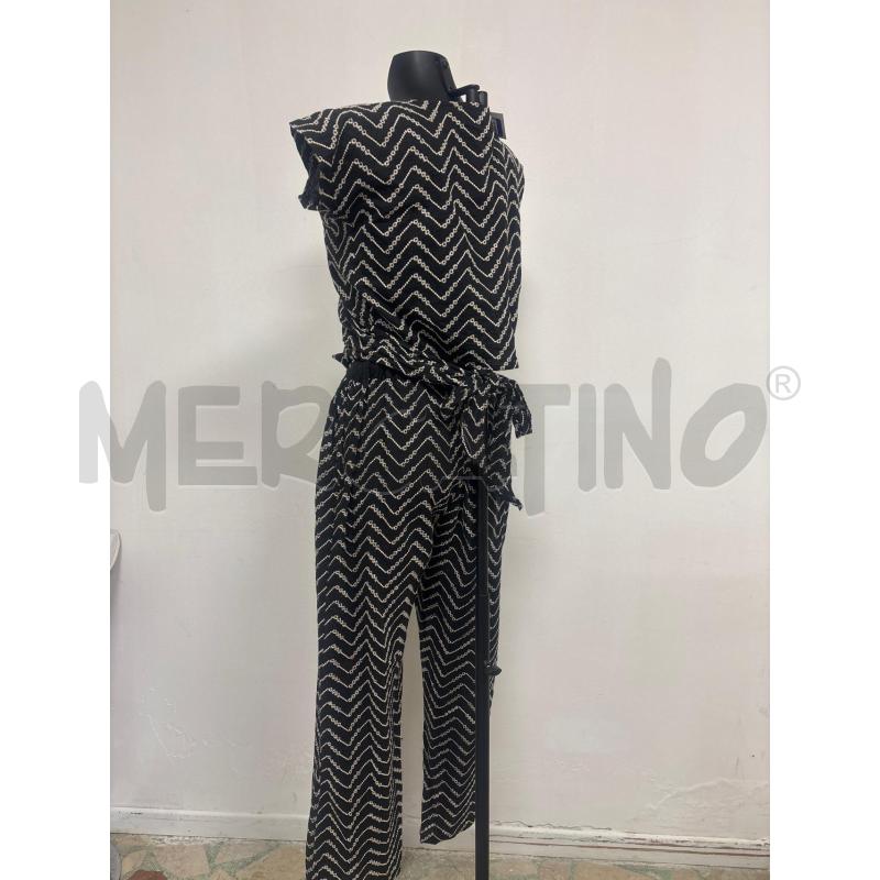 COMPLETO DONNA  POSITANO NERO TRAFORATO  | Mercatino dell'Usato Trapani corso mattarella 3
