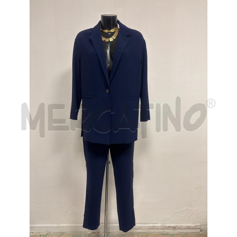 COMPLETO DONNA  TAILLEUR ARMANI EXCHANGE BLU | Mercatino dell'Usato Trapani corso mattarella 1