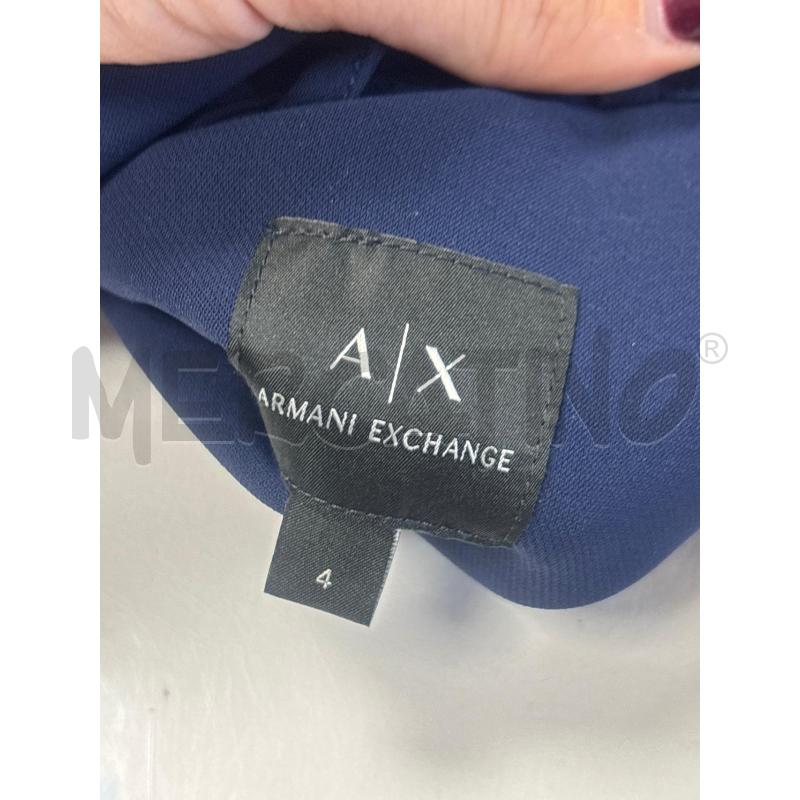 COMPLETO DONNA  TAILLEUR ARMANI EXCHANGE BLU | Mercatino dell'Usato Trapani corso mattarella 5