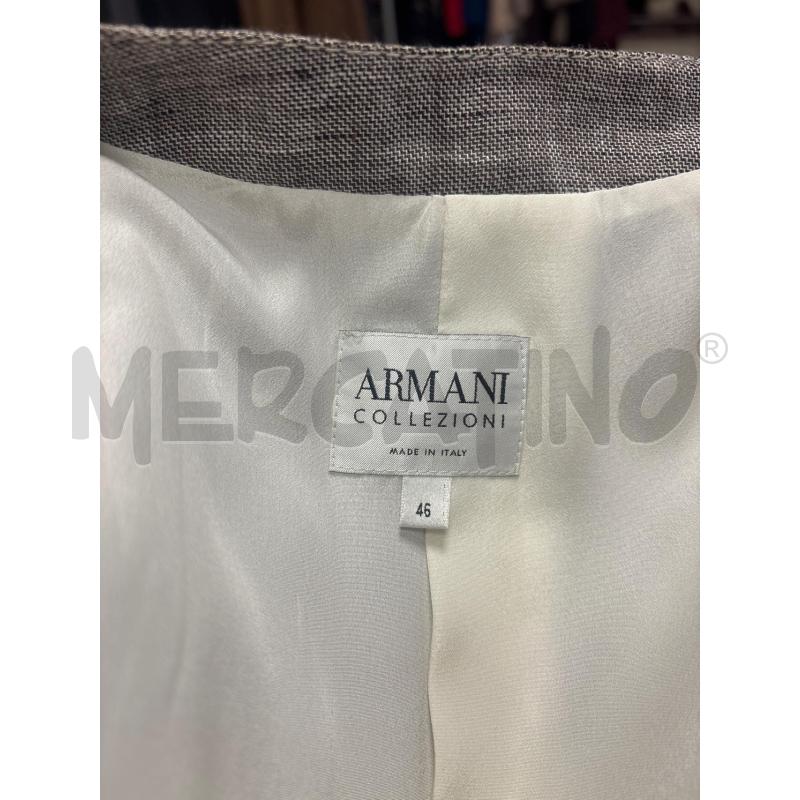 COMPLETO DONNA  TAILLEUR ARMANI IN LINO GRIGIO  | Mercatino dell'Usato Trapani corso mattarella 4