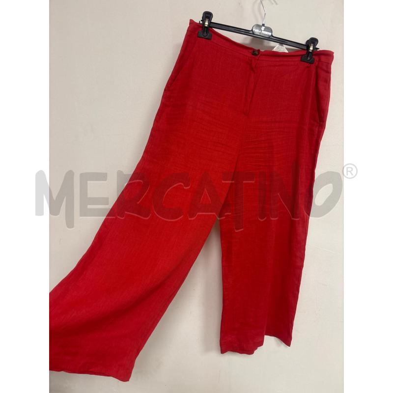 COMPLETO DONNA  TAILLEUR LINO CORALLO | Mercatino dell'Usato Trapani corso mattarella 4
