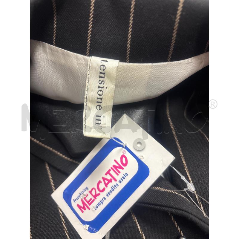 COMPLETO DONNA  TAILLEUR TENSIONE IN NERO GESSATO  | Mercatino dell'Usato Trapani corso mattarella 4