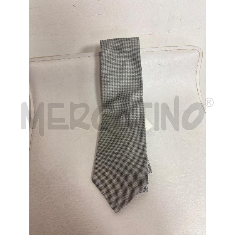 CRAVATTA UOMO GRIGIA E NERA A STRISCIE FENDI | Mercatino dell'Usato Trapani corso mattarella 1