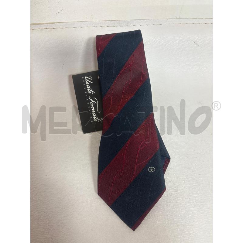 CRAVATTA UOMO ROSSA E BLU GUCCI | Mercatino dell'Usato Trapani corso mattarella 1