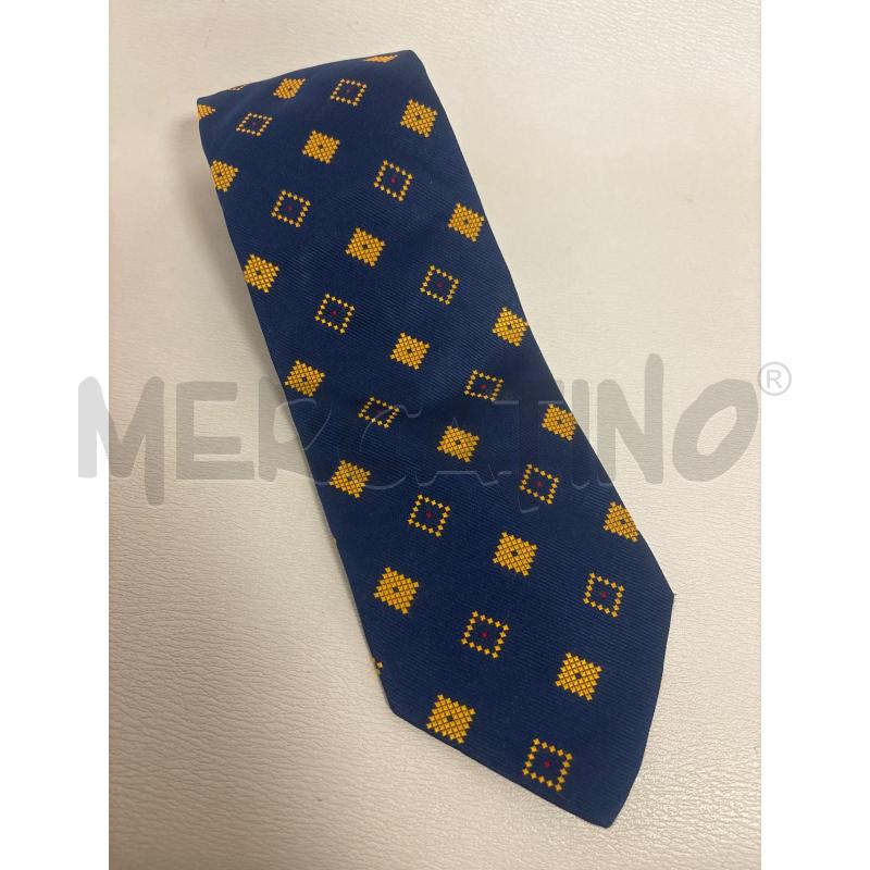 CRAVATTA  BLU ETRO E FANTASIA GIALLA  | Mercatino dell'Usato Trapani corso mattarella 1