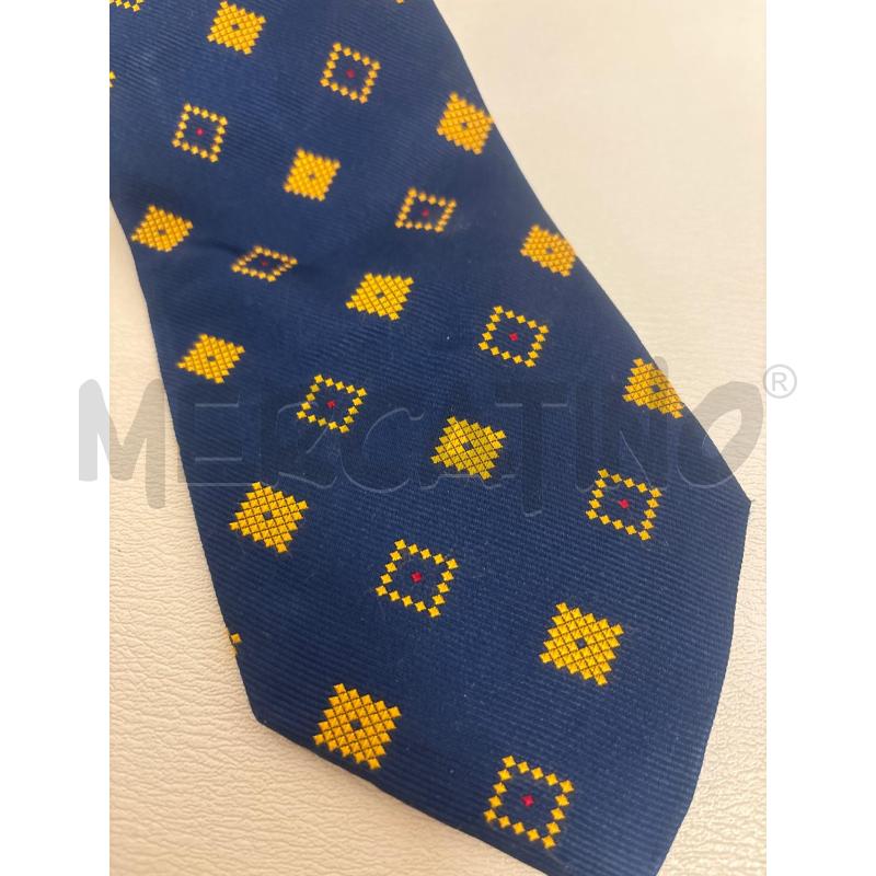 CRAVATTA  BLU ETRO E FANTASIA GIALLA  | Mercatino dell'Usato Trapani corso mattarella 2