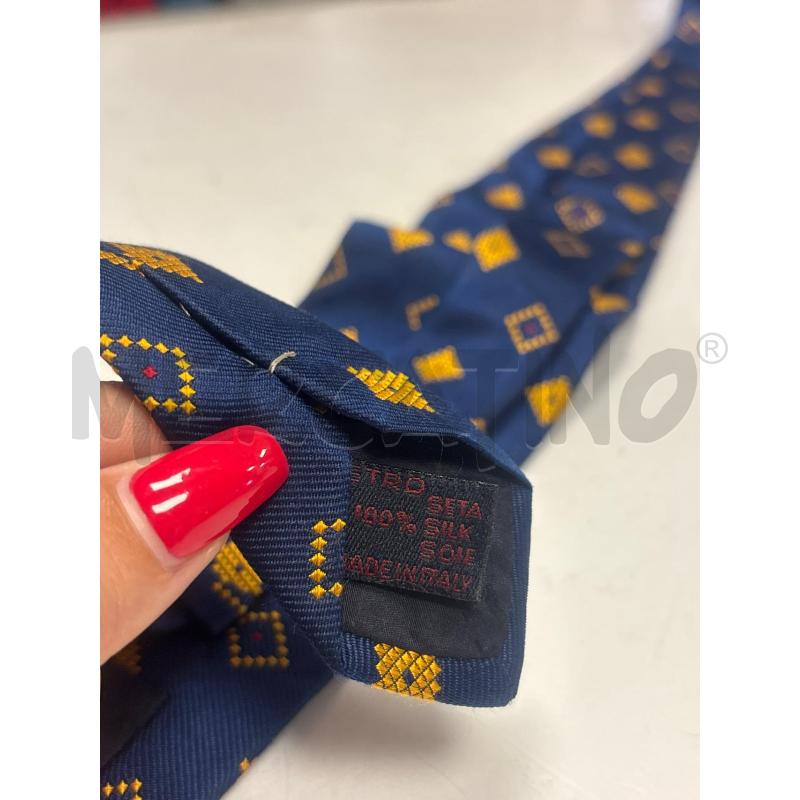 CRAVATTA  BLU ETRO E FANTASIA GIALLA  | Mercatino dell'Usato Trapani corso mattarella 4