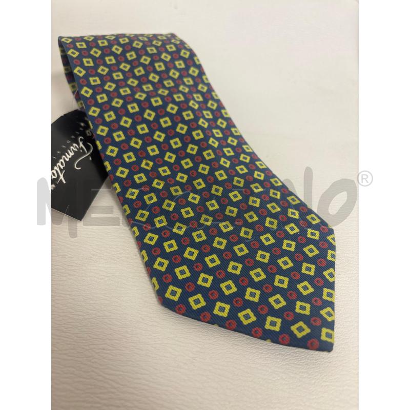 CRAVATTA  BLU  ETRO  BLU FANTASIA GIALLO ROSSA  | Mercatino dell'Usato Trapani corso mattarella 2