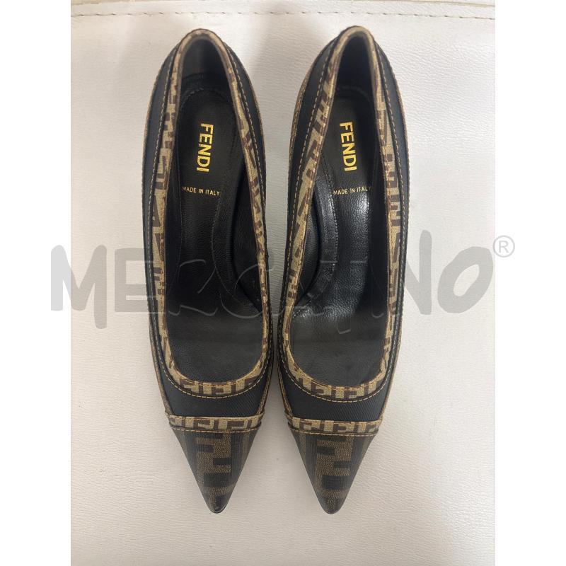 DECOLLETE  FENDI MONOGRAMMA  | Mercatino dell'Usato Trapani corso mattarella 5