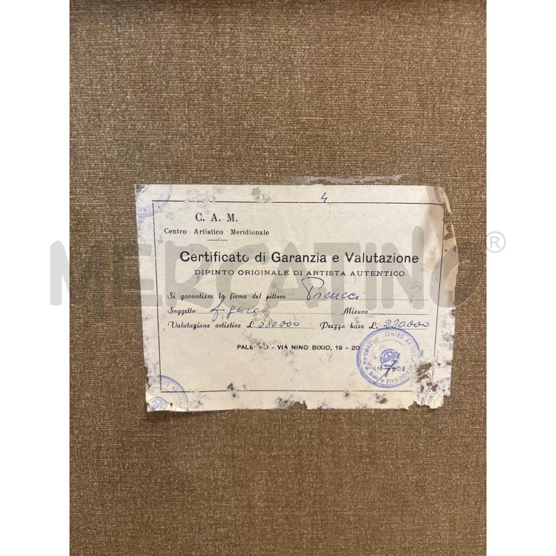 DIPINTO OLIO SU TELA A FIRMA GIOVANNI PICUCCI | Mercatino dell'Usato Trapani corso mattarella 5