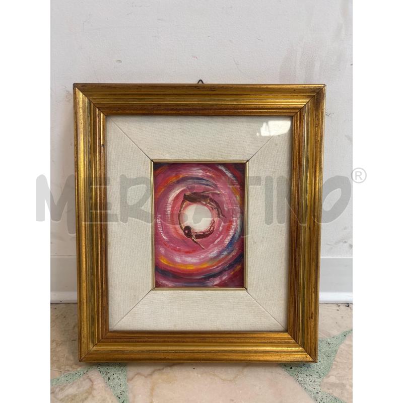 DIPINTO OLIO SU TELA A FIRMA MASCARI SPIRALE | Mercatino dell'Usato Trapani corso mattarella 1